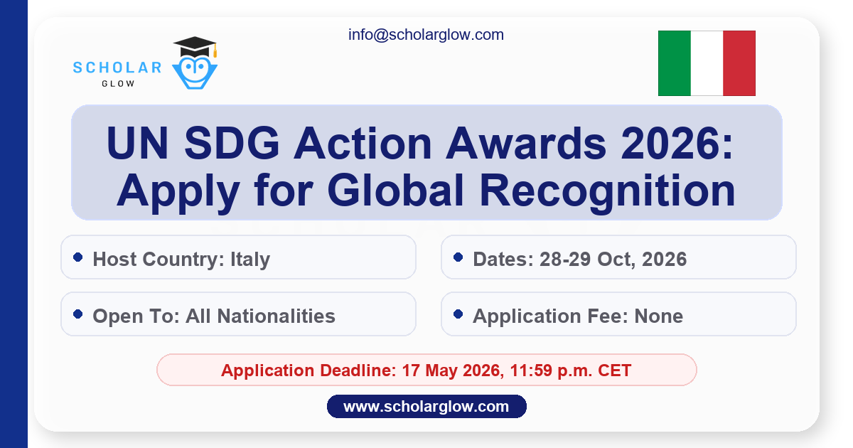 UN SDG Action Awards 2026: Apply for Global Recognition