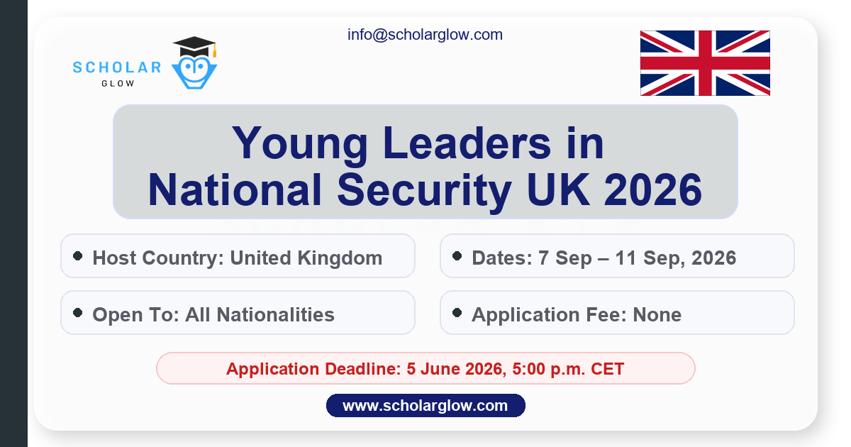 Young Leaders in National Security Fellowship UK 2026