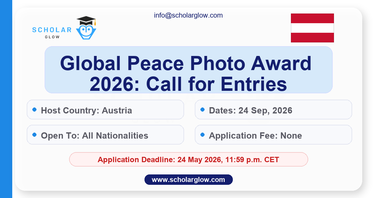 Global Peace Photo Award 2026: Call for Entries