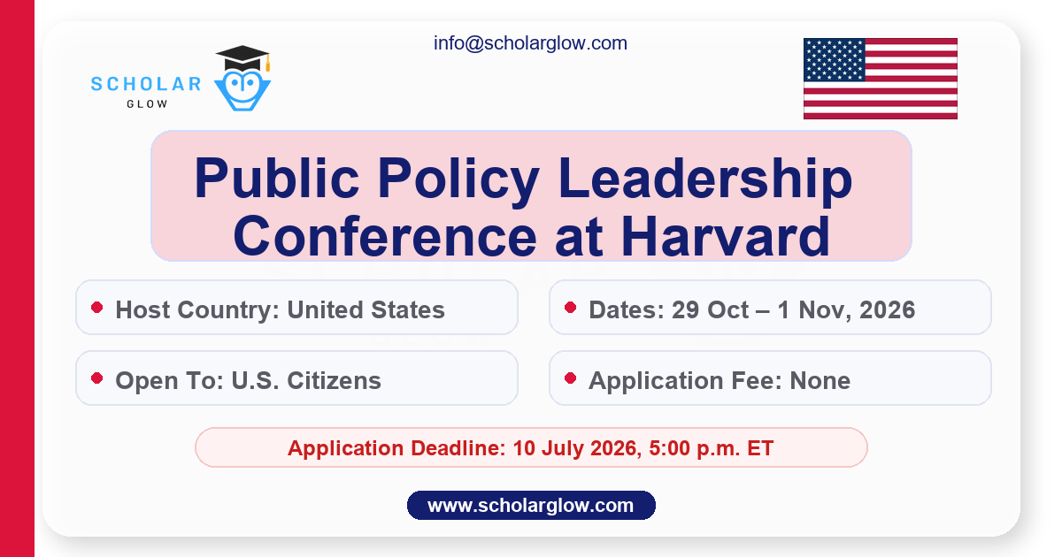Public Policy Leadership Conference at Harvard