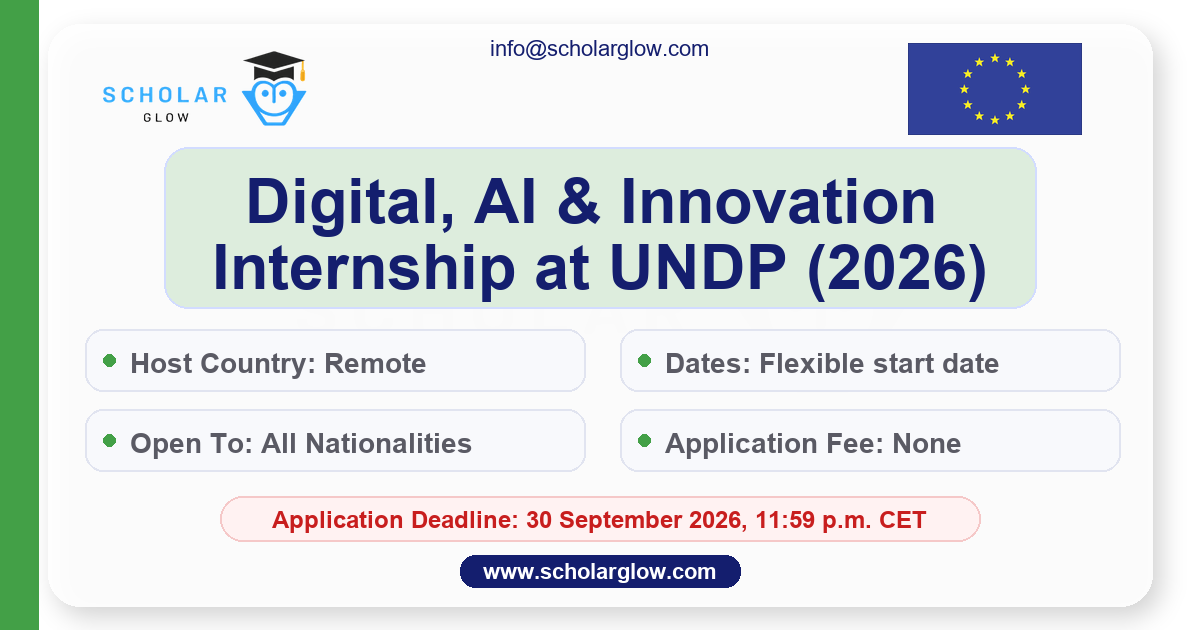 Digital, AI & Innovation Internship at UNDP (2026)