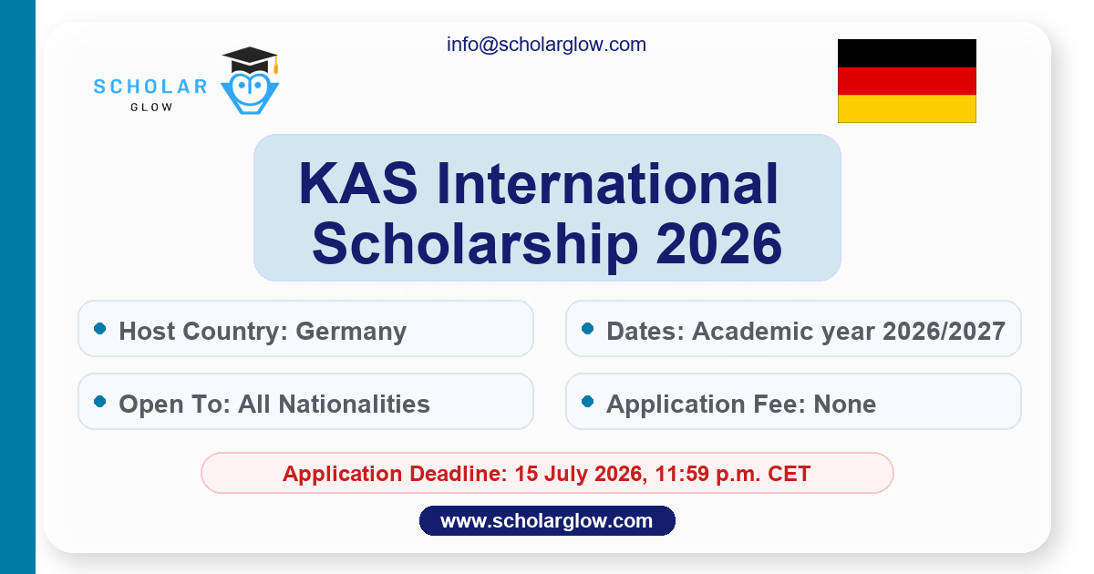 KAS International Scholarship 2026 in Germany