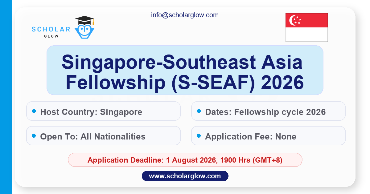 Singapore-Southeast Asia Fellowship (S-SEAF) 2026