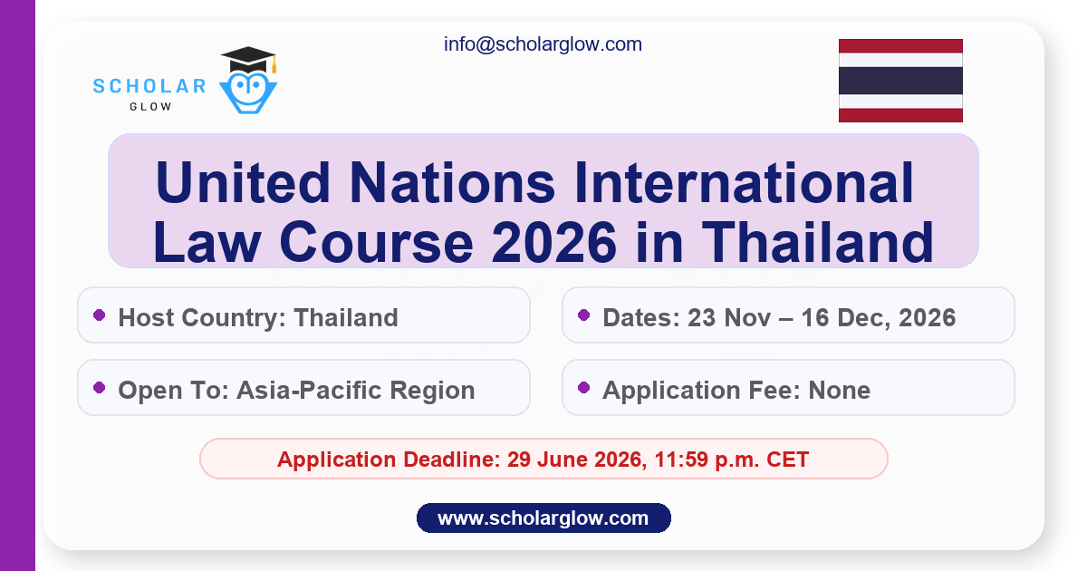 United Nations International Law Course 2026 in Thailand