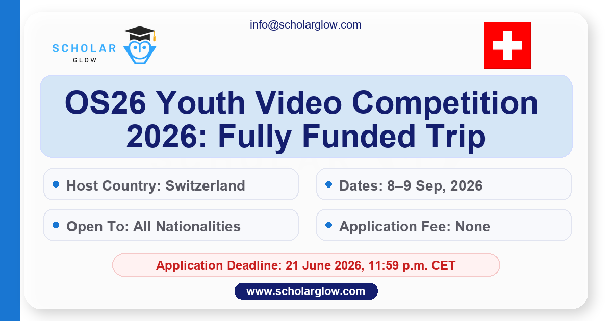 OS26 Youth Video Competition 2026: Fully Funded Trip to Geneva